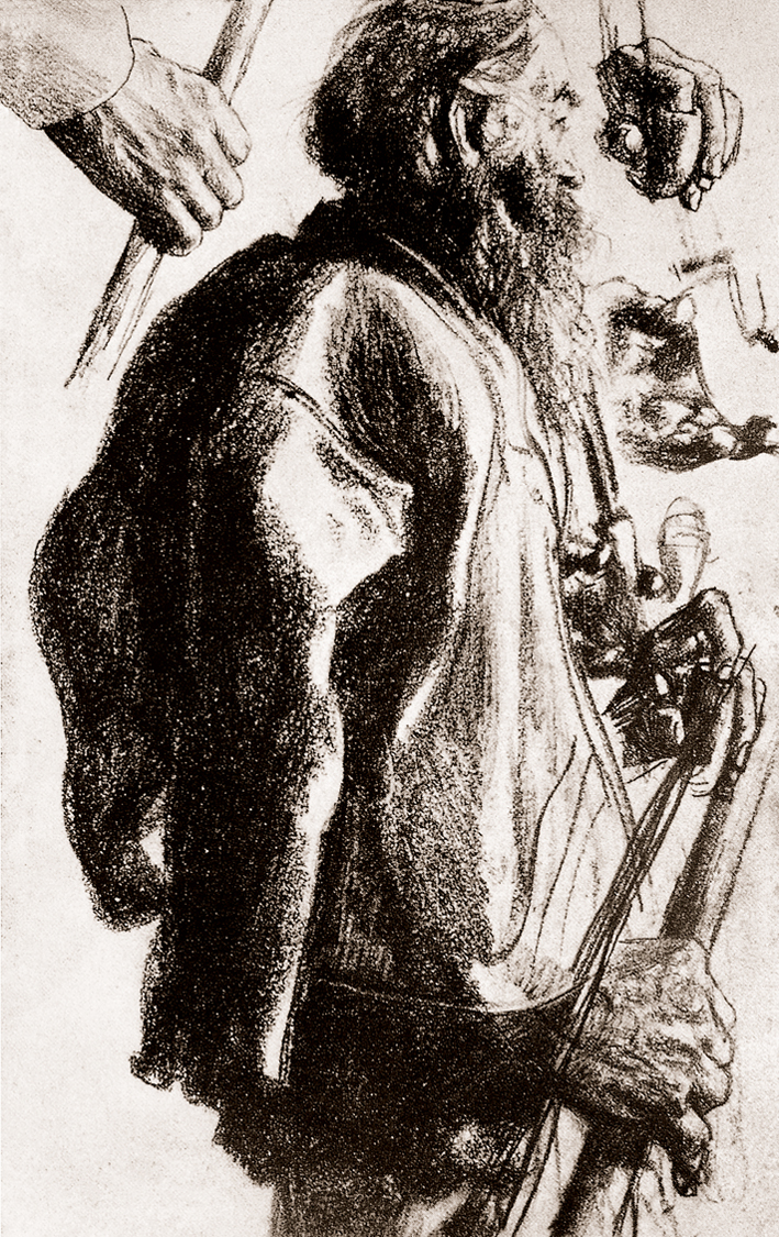  Adolpyh Von Menzel —— 老人的习作